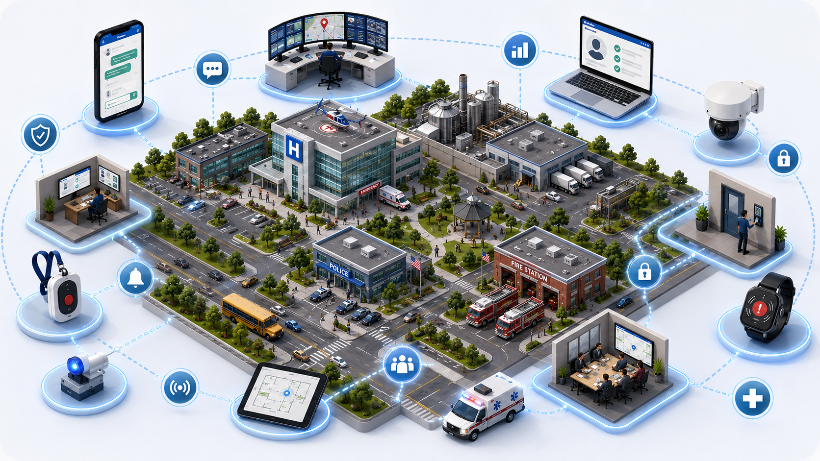 healthcare and manufacturing