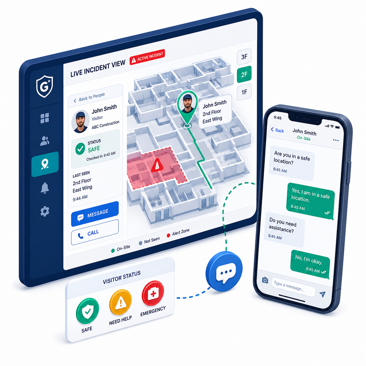 access visitor data during incidents