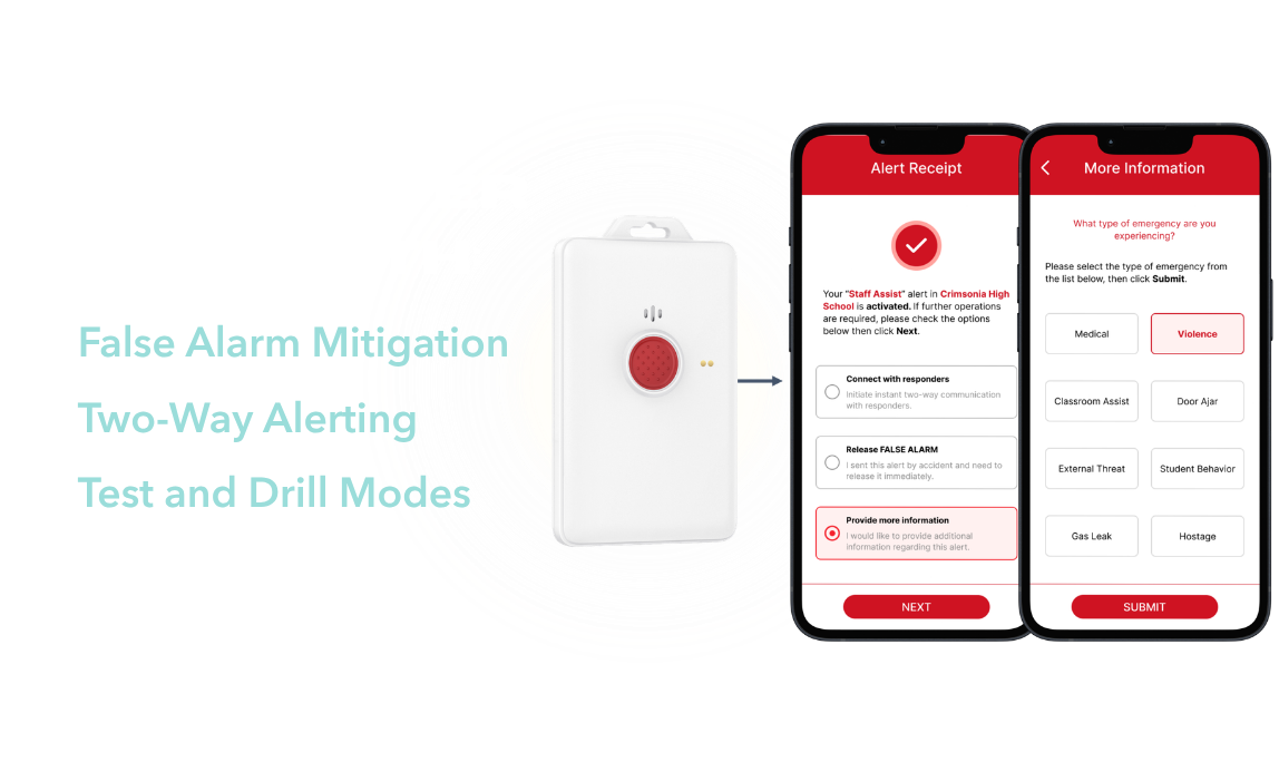 wearable panic button