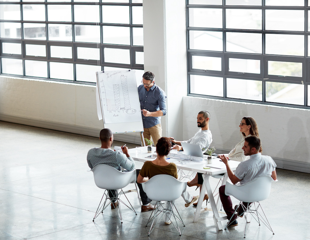 group of teachers meeting